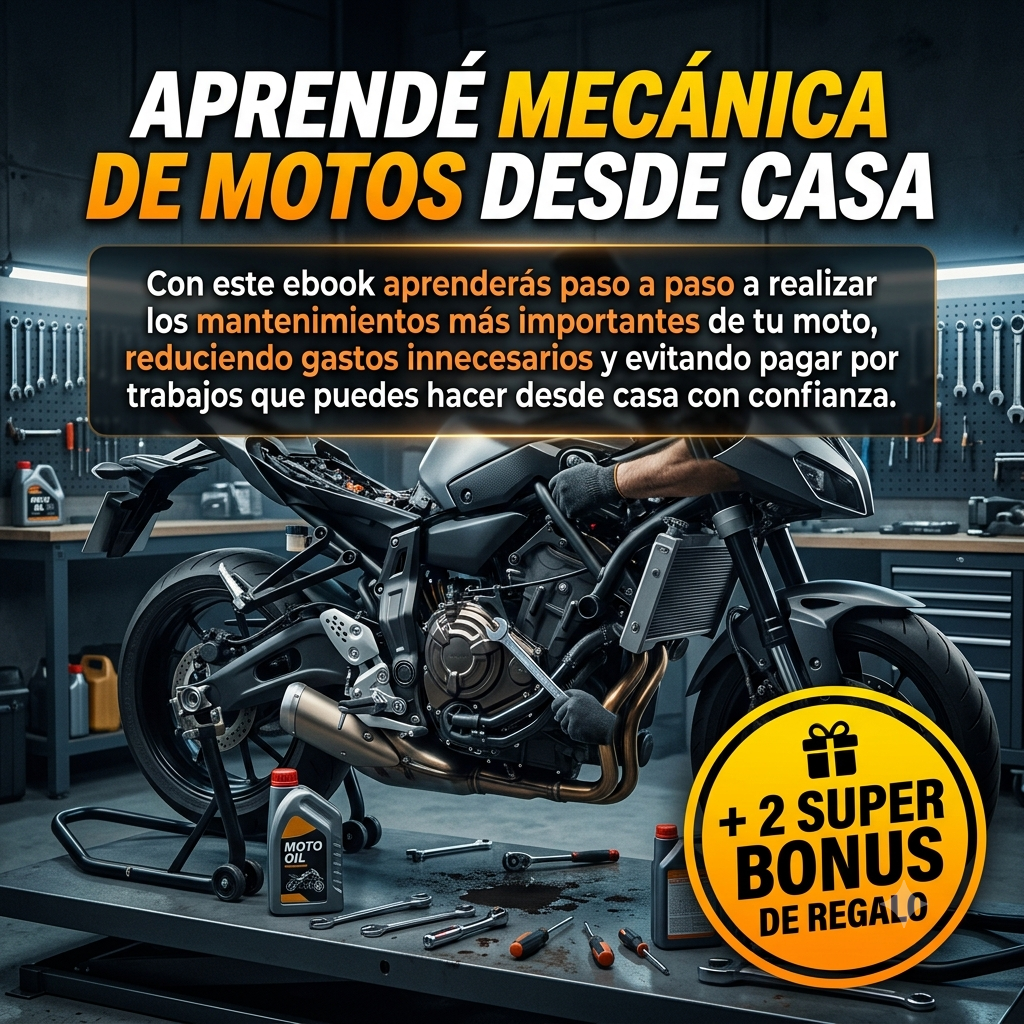 APRENDE A MANTENER TU MOTO VOS MISMO Y AHORRÁ $100.000 AL MES